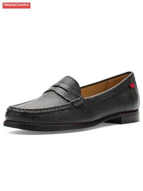 Genuine Patent Calf Leather Loafers with Gel Heel Insert